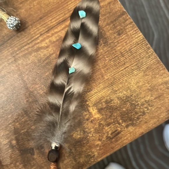 Hat feathers, gifts, decor feathers, western feathers, rhinestones, pearls - Picture 7 of 8